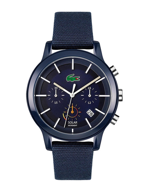 

Lacoste Men Blue Analogue Chronograph Solar Powered Watch 2011114