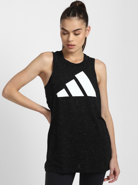 

ADIDAS Black Brand Logo Tank Top