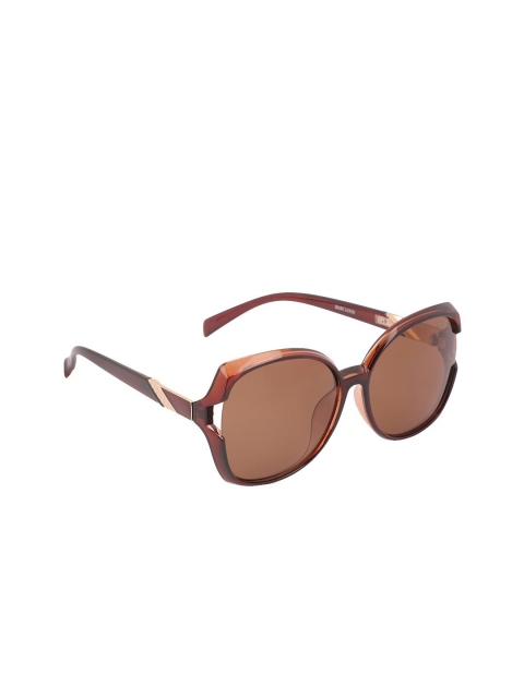 

MARC LOUIS Women Brown Square Sunglasses 1919 BROWN