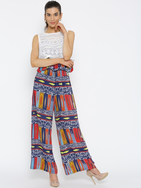 

Madame Multicoloured Printed Jumpsuit with Top, Multi