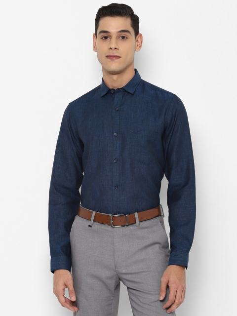 

Allen Solly Men Navy Blue Slim Fit Formal Shirt