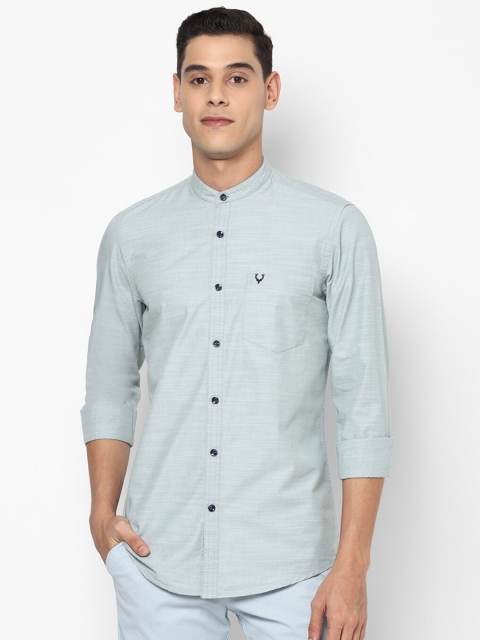 

Allen Solly Sport Men Blue Regular Fit Solid Cotton Casual Shirt