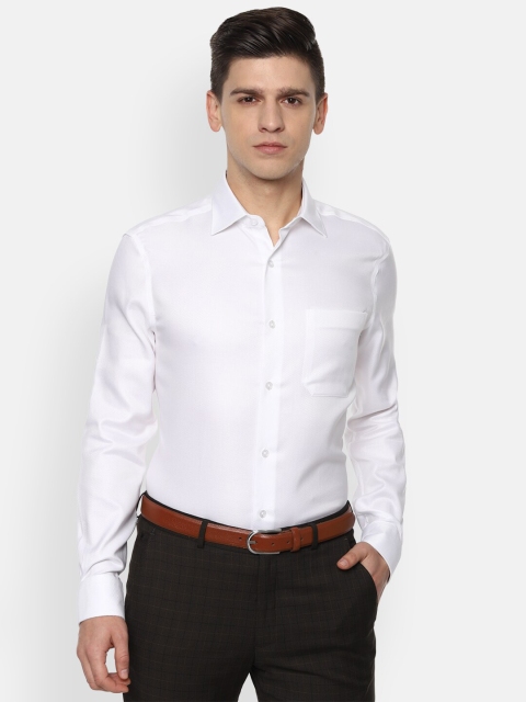 

Louis Philippe Permapress Men White Formal Shirt