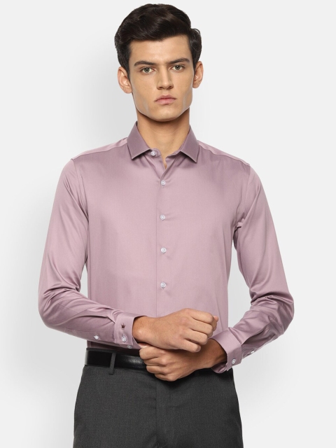 

Louis Philippe Men Purple Slim Fit Opaque Formal Shirt