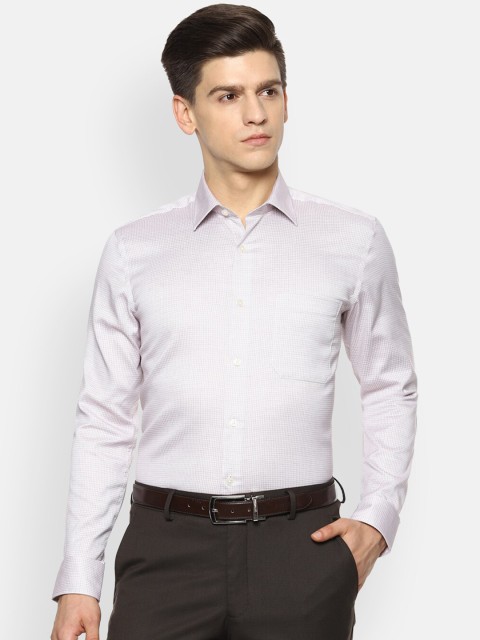 

Louis Philippe Men Purple Slim Fit Opaque Formal Shirt