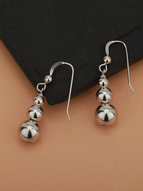 

VANBELLE 925 Sterling Silver Contemporary Drop Earrings
