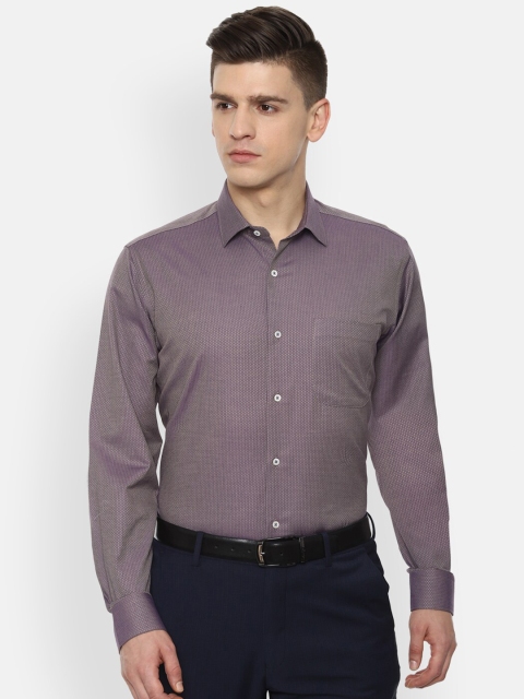 

Van Heusen Men Grey Opaque Formal Shirt