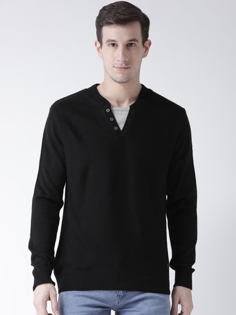 

Club York Men Black Acrylic Pullover