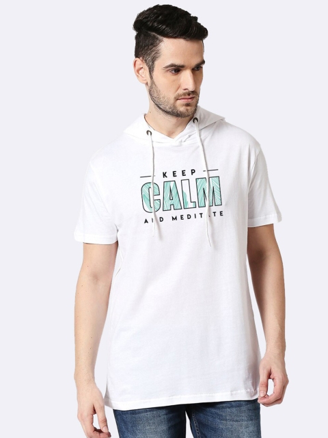 

Bewakoof Men White Typography T-shirt