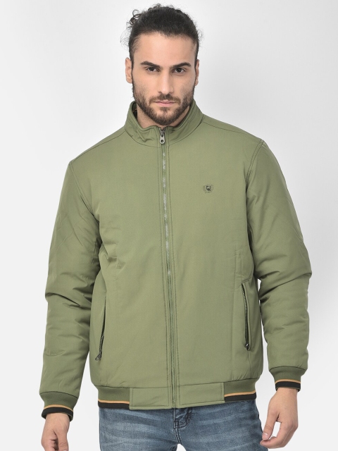 

COBB Men Olive Green Lightweight Bomber Jacket
