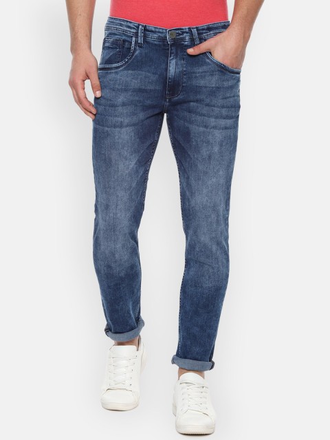 

Van Heusen Sport Men Navy Blue Slim Fit Heavy Fade Jeans