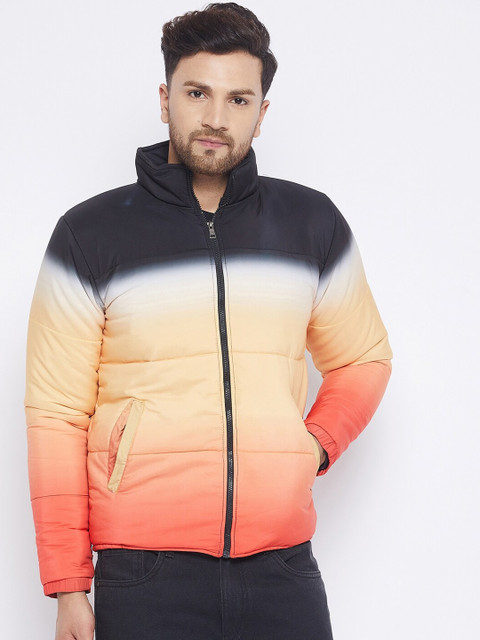 

FUGAZEE Men Multicoloured Colourblocked Lightweight Padded Jacket, Multi