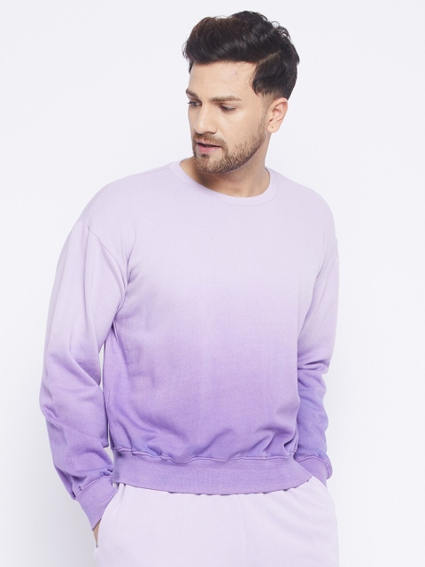 

FUGAZEE Men Lavender Sweatshirt