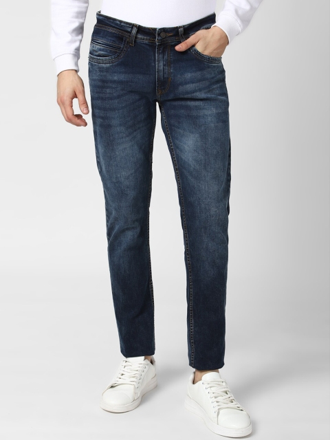 

Peter England Casuals Men Navy Blue Slim Fit Heavy Fade Jeans