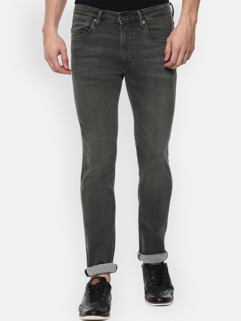 

Louis Philippe Jeans Men Grey Slim Fit Light Fade Stretchable Jeans