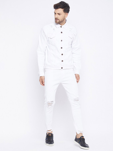 

FUGAZEE Men White Shirt with Trousers