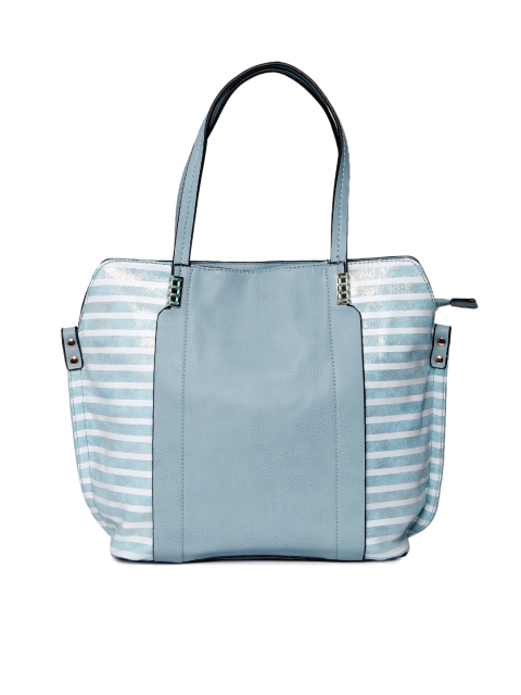 

Mast & Harbour Blue Striped Handbag