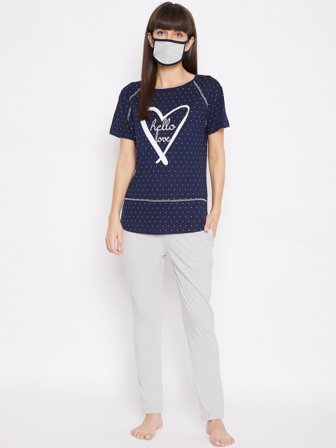 

FirstKrush Women Navy Blue Graphic