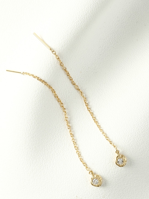 

GIVA 925 Sterling Silver Gold-Toned Contemporary Drop Earrings