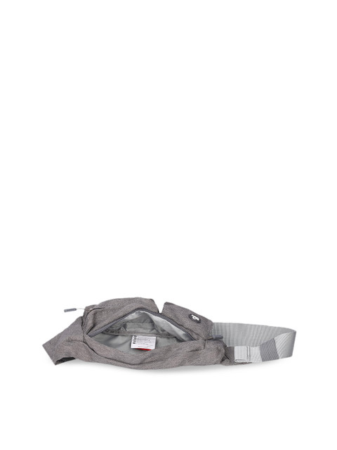 

WATERFLY Unisex Grey Solid Fanny Waist Bag