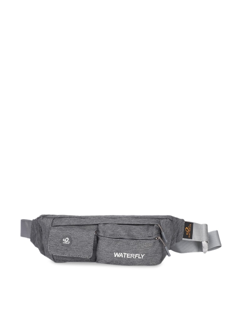

WATERFLY Grey Solid Waist Bag