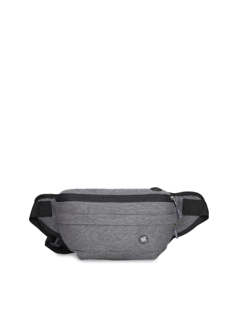 

WATERFLY Unisex Grey Solid Waist Pouch