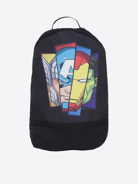 

Bewakoof Unisex Black & Blue Avengers Printed Backpack