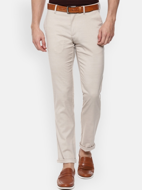 

Louis Philippe Sport Men Beige Slim Fit Chinos Trousers