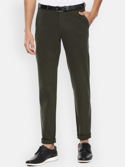 

Louis Philippe Sport Men Green Slim Fit Trousers