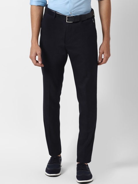 

Louis Philippe Sport Men Navy Blue Slim Fit Trousers