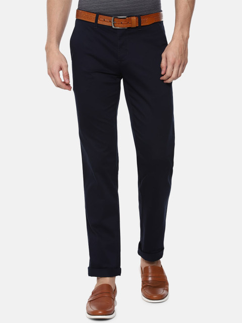 

Louis Philippe Sport Men Navy Blue Slim Fit Chinos Trousers