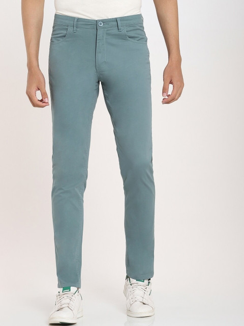

Bewakoof Men Green Chinos Trousers