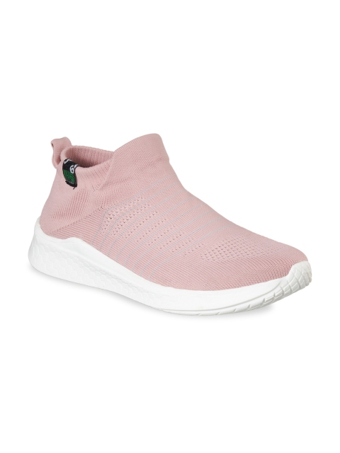 

Duke Women Peach-Coloured Textile Walking Shoes