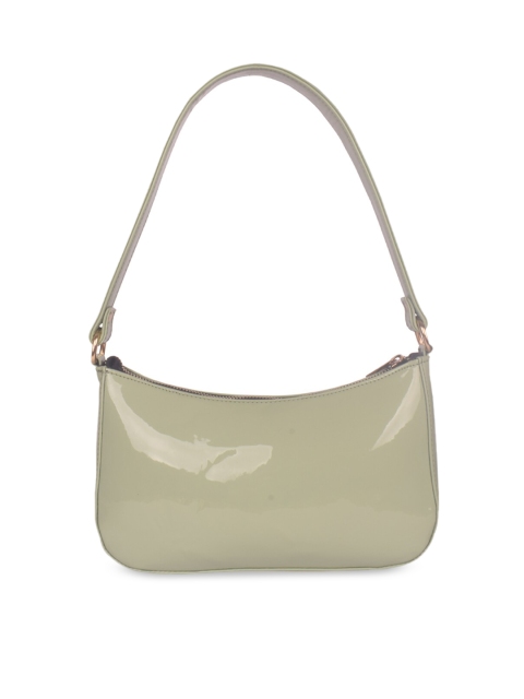 

Bagkok Green PU Structured Shoulder Bag with Applique