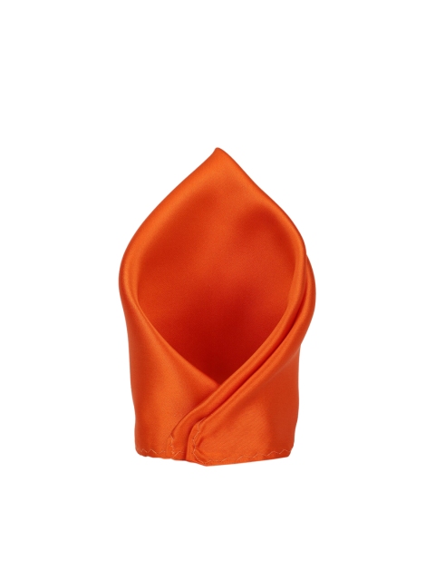 

Van Heusen Orange Solid Pocket Square