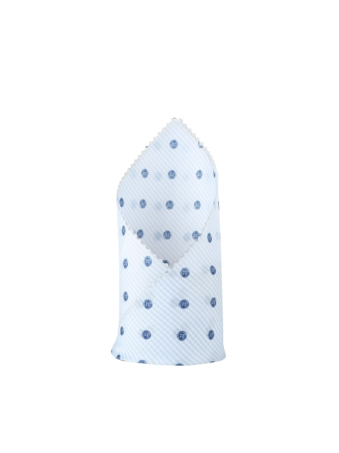 

Van Heusen Blue Printed Pocket Square