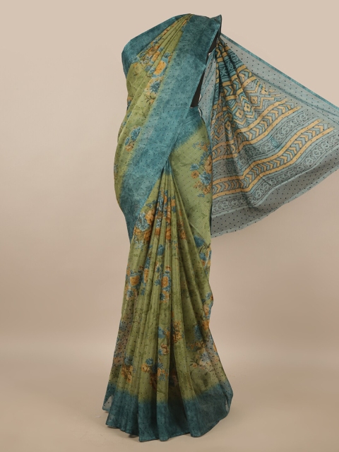 

Pothys Green Floral Saree