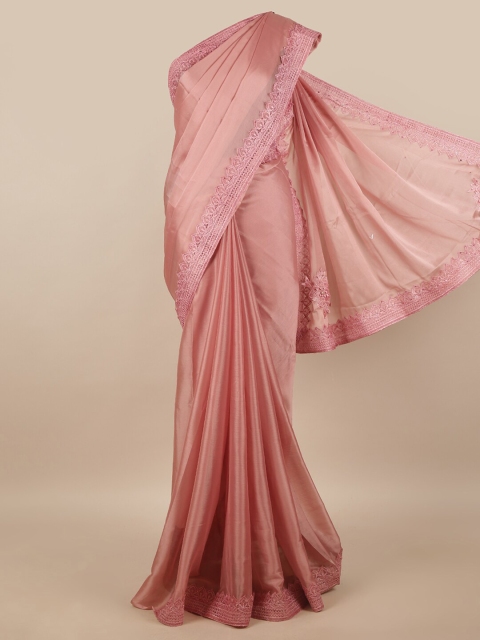 

Pothys Mauve Solid Saree