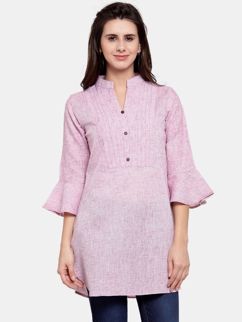 

Enchanted Drapes Women Purple Flared Sleeves Kurta