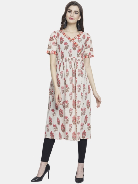 

Enchanted Drapes Women Multicoloured Kurta, Multi
