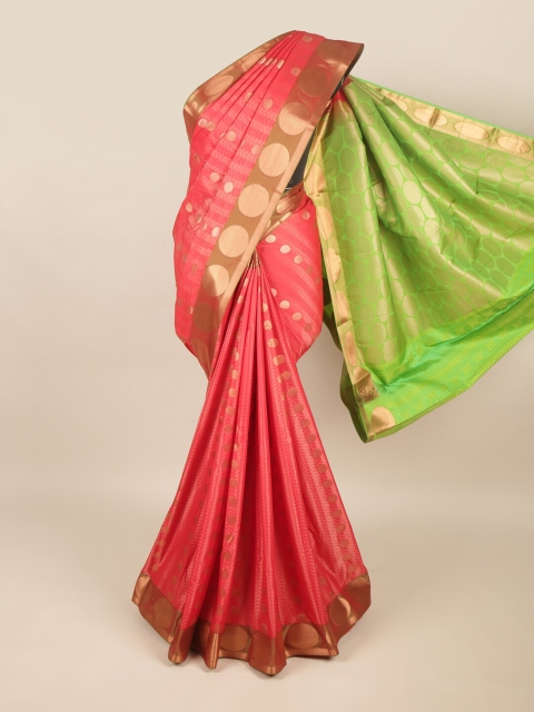 

Pothys Peach-Coloured Woven Design Zari Art Silk Saree