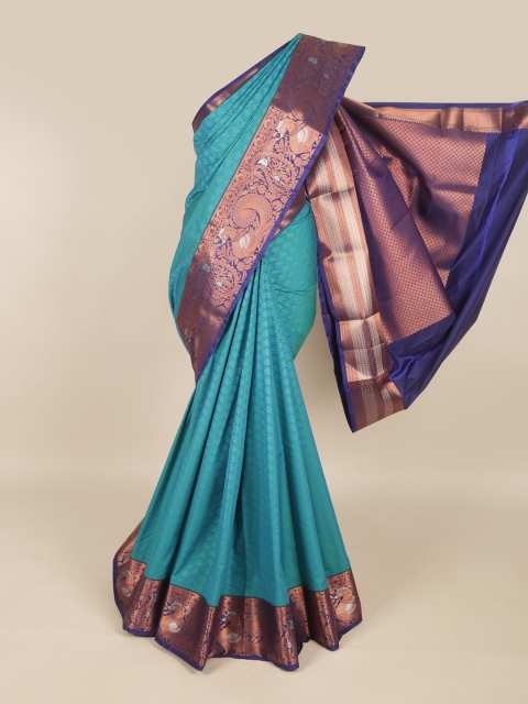 

Pothys Blue Woven Design Art Silk Saree