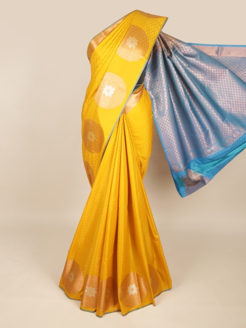 

Pothys Mustard Woven Design Zari Art Silk Saree
