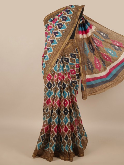 

Pothys Multicoloured Woven Design Saree, Multi