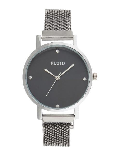 

FLUID Women Black Bracelet Style Straps Analogue Watch FL-Mag-SL-01