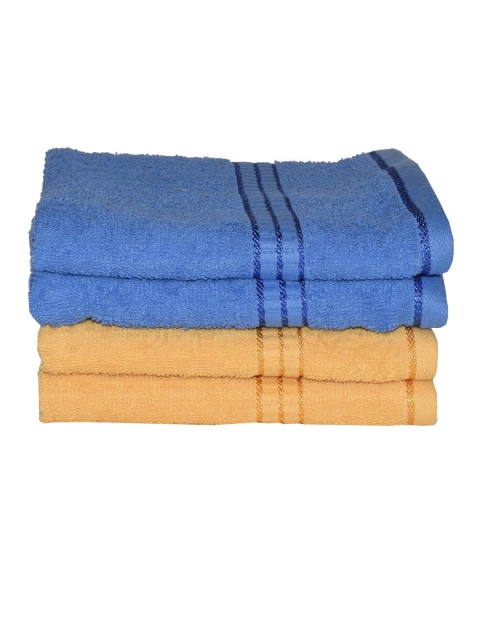 

LORENA 100% Cotton Pack of 8pc Hand Towel, Blue