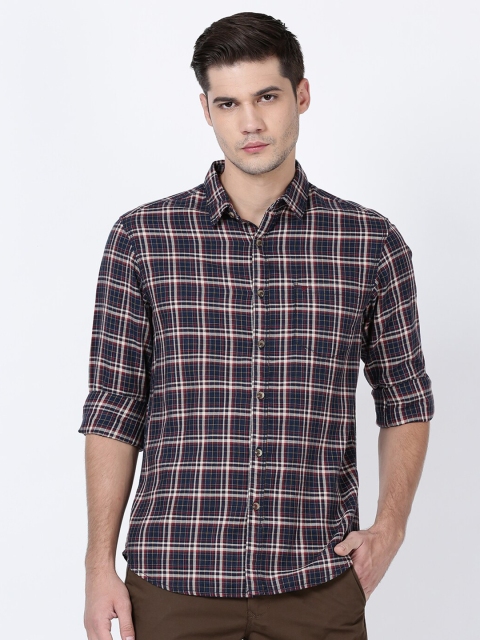 

t-base Men Multicoloured Tartan Checks Opaque Checked Casual Shirt, Multi