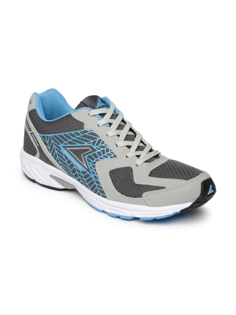 

Power Men Grey & Blue Burton Running Shoes