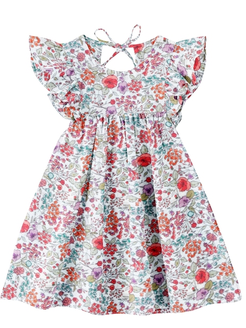 

THE BABY ATELIER Girls White Printed Nightdress