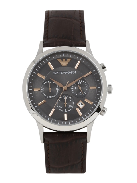 

Emporio Armani Men Gunmetal-Toned Chronograph Watch AR2513I, Metallic